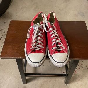 Converse Red shoes